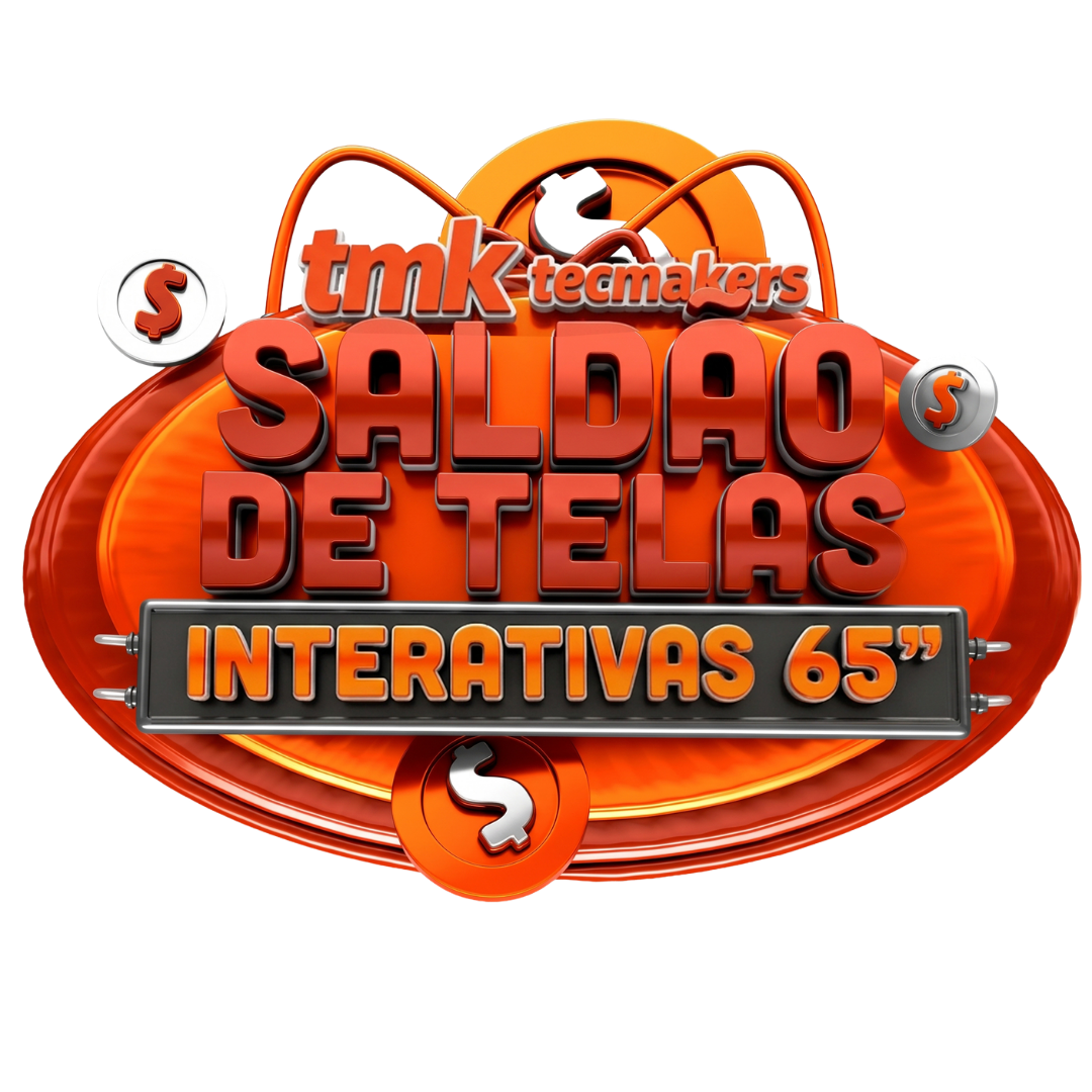 Saldão de telas interativas 65″